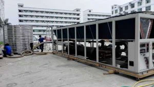 800 kw ar Twin parafuso Compressor refrigerador de água de refrigeração
